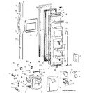 Diagram for 1 - Freezer Door