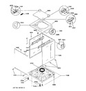 Diagram for 4 - Washer Lower Cabinet & Top