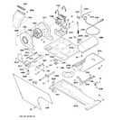 Diagram for 3 - Dryer Motor, Blower & Belt