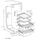 Diagram for 4 - Fresh Food Shelves