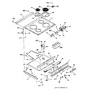 Diagram for 1 - Control Panel & Cooktop