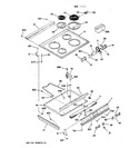 Diagram for 1 - Control Panel & Cooktop