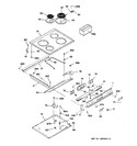 Diagram for 1 - Control Panel & Cooktop