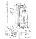 Diagram for 1 - Freezer Door