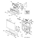 Diagram for 1 - Escutcheon & Door Assembly