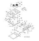 Diagram for 1 - Control Panel & Cooktop