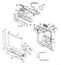 Diagram for 1 - Escutcheon & Door Assembly