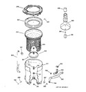 Diagram for 3 - Tub, Basket & Agitator