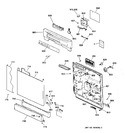 Diagram for 1 - Escutcheon & Door Assembly