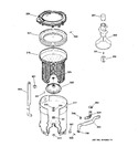 Diagram for 3 - Tub, Basket & Agitator