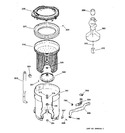 Diagram for 3 - Tub, Basket & Agitator