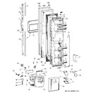 Diagram for 1 - Freezer Door