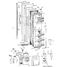 Diagram for 1 - Freezer Door