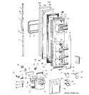 Diagram for 1 - Freezer Door