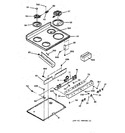 Diagram for 2 - Controls & Cooktop