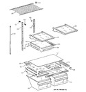 Diagram for 4 - Shelf Parts