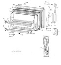 Diagram for 1 - Freezer Door