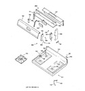 Diagram for 2 - Control Panel & Cooktop