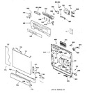 Diagram for 1 - Escutcheon & Door Assembly