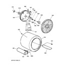 Diagram for 4 - Backsplash, Blower And Drive Assembly