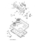 Diagram for 1 - Control Panel & Cooktop