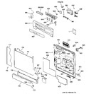 Diagram for 1 - Escutcheon & Door Assembly