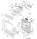 Diagram for 1 - Escutcheon & Door Assembly