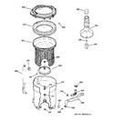 Diagram for 3 - Tub, Basket & Agitator