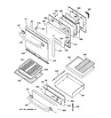 Diagram for 4 - Door & Drawer Parts