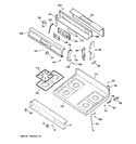 Diagram for 2 - Control Panel & Cooktop