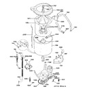 Diagram for 5 - Washer Motor & Tub