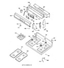 Diagram for 2 - Control Panel & Cooktop