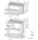 Diagram for 1 - Doors