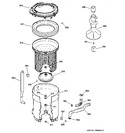 Diagram for 3 - Tub, Basket & Agitator