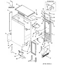 Diagram for 1 - Cabinet Liner & Door Parts