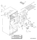 Diagram for 2 - Freezer Section