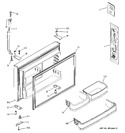 Diagram for 1 - Freezer Door