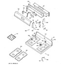 Diagram for 2 - Control Panel & Cooktop