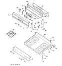 Diagram for 2 - Control Panel & Cooktop