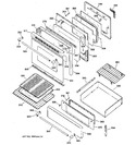 Diagram for 4 - Door & Drawer Parts