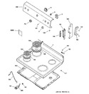 Diagram for 1 - Control Panel & Cooktop