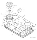 Diagram for 1 - Control Panel & Cooktop