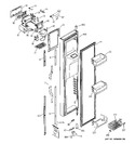 Diagram for 1 - Freezer Door