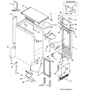 Diagram for 1 - Cabinet Liner & Door Parts