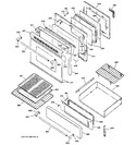 Diagram for 4 - Door & Drawer Parts