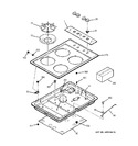 Diagram for 1 - Control Panel & Cooktop