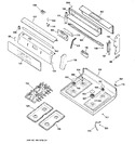 Diagram for 2 - Control Panel & Cooktop