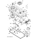 Diagram for 1 - Controls, Cooktop & Burner