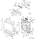 Diagram for 1 - Escutcheon & Door Assembly