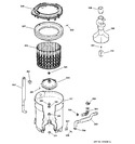 Diagram for 3 - Tub, Basket & Agitator